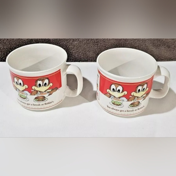 Campbell Soup Mugs 1998 Set Of 2  By Campbell's Soup Company Vintage - Picture 3 of 7